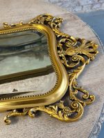 Zeltīts sienas spogulis - Luija XV stilā (Gilt Rococo Wall Mirror) (5577) - Image 8