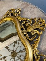 Zeltīts sienas spogulis - Luija XV stilā (Gilt Rococo Wall Mirror) (5577) - Image 10