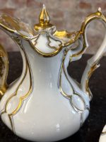 Antīks porcelāna kafijas komplekts Neo Rokoko stilā — Vieux Paris (Antique vieux paris porcelain set in Neo-Rococo style) (6906) - Image 12