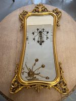 Zeltīts sienas spogulis - Luija XV stilā (Gilt Rococo Wall Mirror) (5577) - Image 2