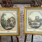 iestiklotas, smalkas detalizācijas gleznas, vidēja izmēra, pieejamas 2gab (5788)