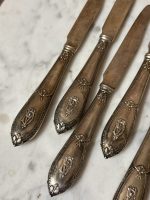 7 st silverknivar med initialer (6248) - Bild 10