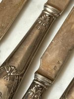 7 st silverknivar med initialer (6248) - Bild 6