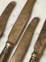 7 st silverknivar med initialer (6248) - Bild 5