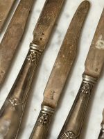 7 st silverknivar med initialer (6248) - Bild 9