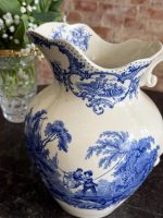 Exclusive Antique Royal Vienna Style Decorative Ewer "The Swing in Castle Garden" — Late 19th Century (6477) - Image 5