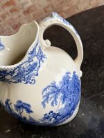 Exclusive Antique Royal Vienna Style Decorative Ewer "The Swing in Castle Garden" — Late 19th Century (6477) - Image 7