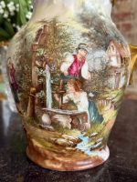 Antīka "Limoges" porcelāna krūka ar pastorālu gleznojumu (Antique Limoges Jug) (6480) - Image 9