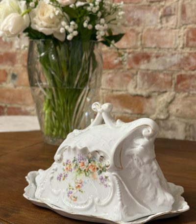 Porcelænsfad til smør/ost (6275)