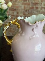 Antīka "Limoges" porcelāna krūka ar pastorālu gleznojumu (Antique Limoges Jug) (6480) - Image 10