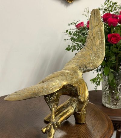 Bronzefigur af ørn - animalier, Europa, 20. årh. (5246)