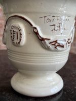 Anduze Urn in Cream White Glaze with Brown Ornament — Traditional South of France Ceramics, Terre Figuière Anduze Manufa - Image 16