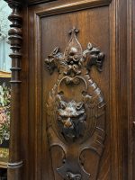 Cabinet en chêne sculpté de chimères, style Henri II, vers 1860-1890 – Image 15