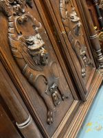 Cabinet en chêne sculpté de chimères, style Henri II, vers 1860-1890 – Image 21