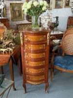 Antik mahogny semainier med intarsia och bronsapplikationer – Louis XV-stil (6632) - Bild 2