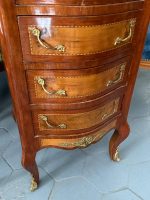 Antik mahogny semainier med intarsia och bronsapplikationer – Louis XV-stil (6632) - Bild 5
