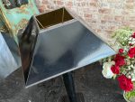 galda lampa melnā krāsā, keramika, vidēja izmēra (6944) - Image 7