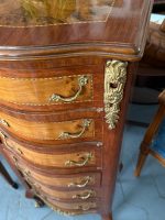 Antik mahogny semainier med intarsia och bronsapplikationer – Louis XV-stil (6632) - Bild 8