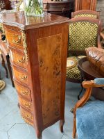 Antik mahogny semainier med intarsia och bronsapplikationer – Louis XV-stil (6632) - Bild 13