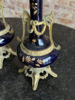2pcs decorative vases in dark blue, medium size (6601) - Image 9