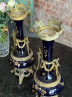 2pcs decorative vases in dark blue, medium size (6601) - Image 10