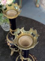 2pcs decorative vases in dark blue, medium size (6601) - Image 5