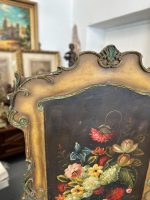 Screen with Floral Painting, Decorative on Both Sides, Large Size (4210) - Image 3