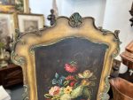 Screen with Floral Painting, Decorative on Both Sides, Large Size (4210) - Image 4