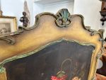 Screen with Floral Painting, Decorative on Both Sides, Large Size (4210) - Image 14