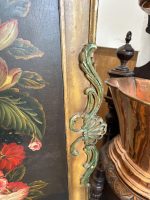 Screen with Floral Painting, Decorative on Both Sides, Large Size (4210) - Image 10