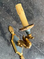 Siena Bra lampa med svanmotiv – Empirestil, Frankrike, ca 1950, par (6487) - Bild 7