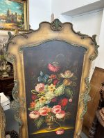 Screen with Floral Painting, Decorative on Both Sides, Large Size (4210) - Image 12