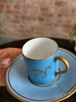 Izsmalcināta Porcelāna Krūzīte Un Apakštasīte (6961) - Image 5