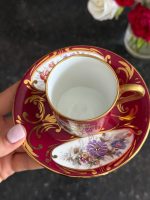 Izsmalcināta Porcelāna Krūzīte Un Apakštasīte (6960) - Image 8