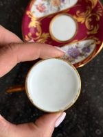 Izsmalcināta Porcelāna Krūzīte Un Apakštasīte (6960) - Image 9