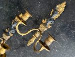 Exquisite, bronze bra pair of lamps, medium-small size (6600) - Image 8