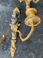 Exquisite, bronze bra pair of lamps, medium-small size (6600) - Image 15