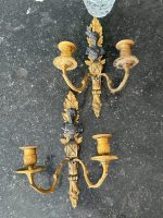 Exquisite, bronze bra pair of lamps, medium-small size (6600) - Image 2
