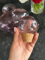 stikla pudele ar korķi, vidēji maza izmēra (6948) - Bild 6