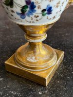 Vieux Paris porcelain vase with gilding — Empire style (6994) - Image 15