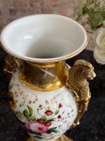 Vieux Paris porcelain vase with gilding — Empire style (6994) - Image 16