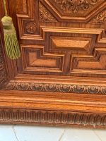 Ancien cabinet/commode en chêne néo-Renaissance style Henri II (6828) – Image 8