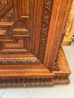 Ancien cabinet/commode en chêne néo-Renaissance style Henri II (6828) – Image 9