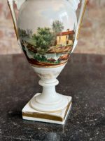 izsmalcināta porcelāna vāze ar zelta krāsas detalizāciju, neliela izmēra (6985) - Image 6