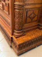 Ancien cabinet/commode en chêne néo-Renaissance style Henri II (6828) – Image 18