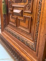 Ancien cabinet/commode en chêne néo-Renaissance style Henri II (6828) – Image 24