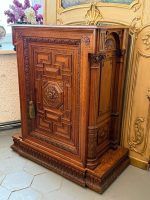 Ancien cabinet/commode en chêne néo-Renaissance style Henri II (6828) – Image 4