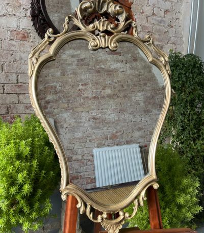 Metal spejl, stilfuldt, mellemstort (3522)