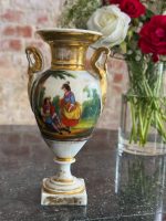 vieux paris porcelain vase hand painted