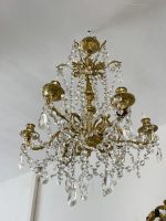 Bronzas Lampa priekš Svecēm, ar Kristāliem (3443)
